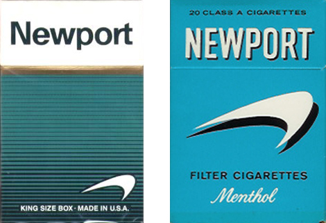 Nike Swoosh Logo vs Newport Cigarettes Swoosh Logo